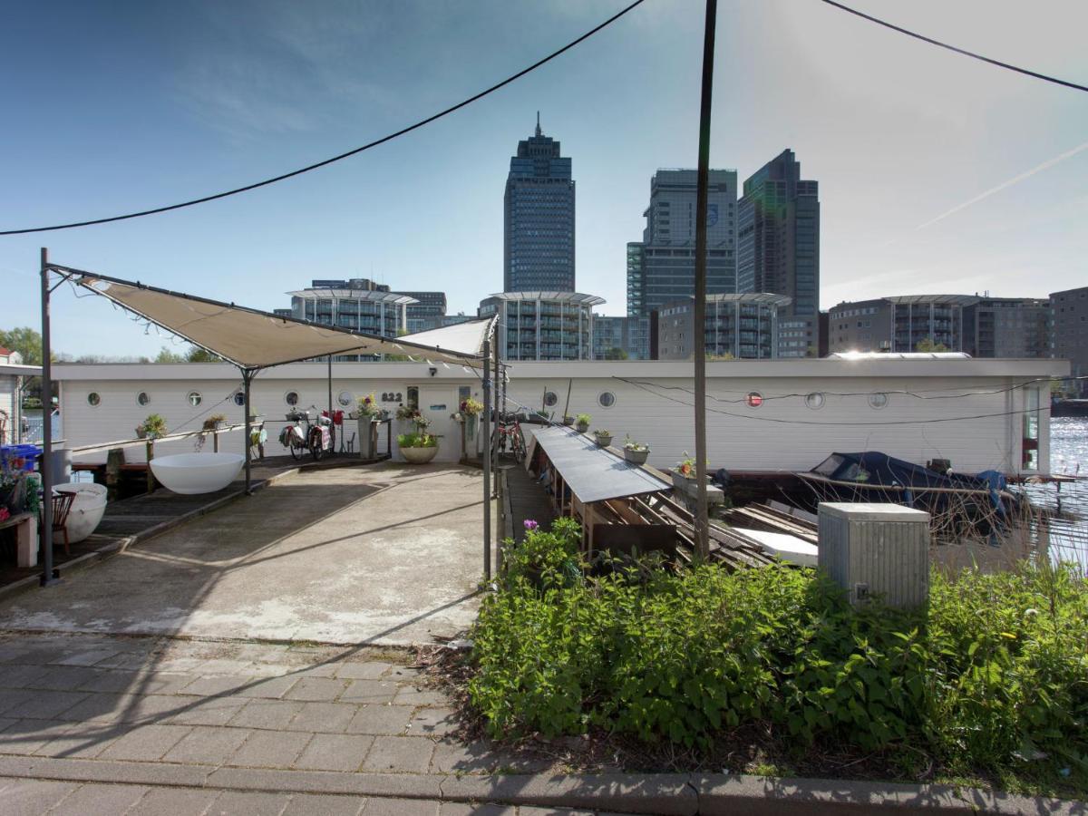 Modern Houseboat Apartment In Amsterdam With Terrace Exterior photo