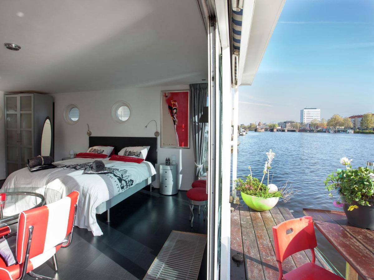 Modern Houseboat Apartment In Amsterdam With Terrace Exterior photo